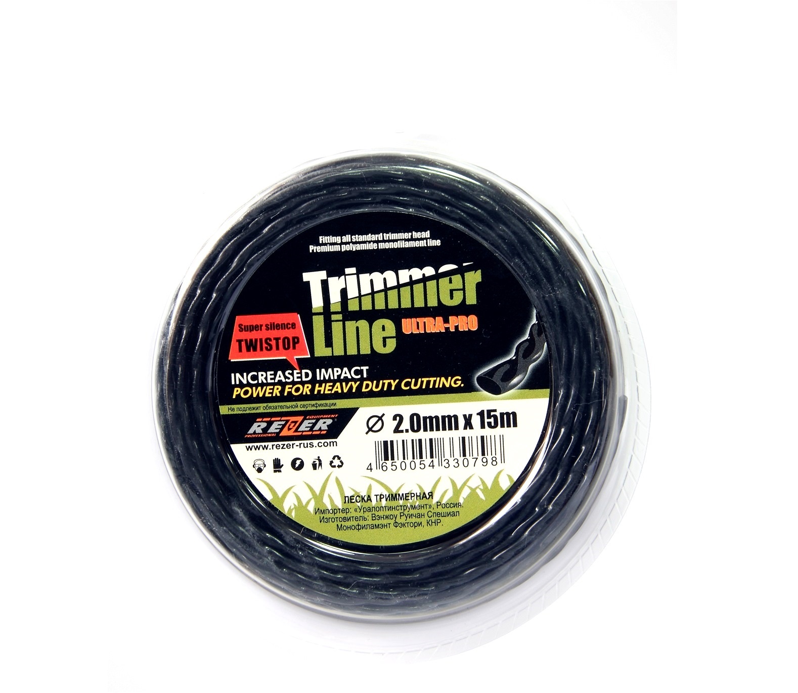 

Леска для триммеров Rezer Ultra-pro «twistop»