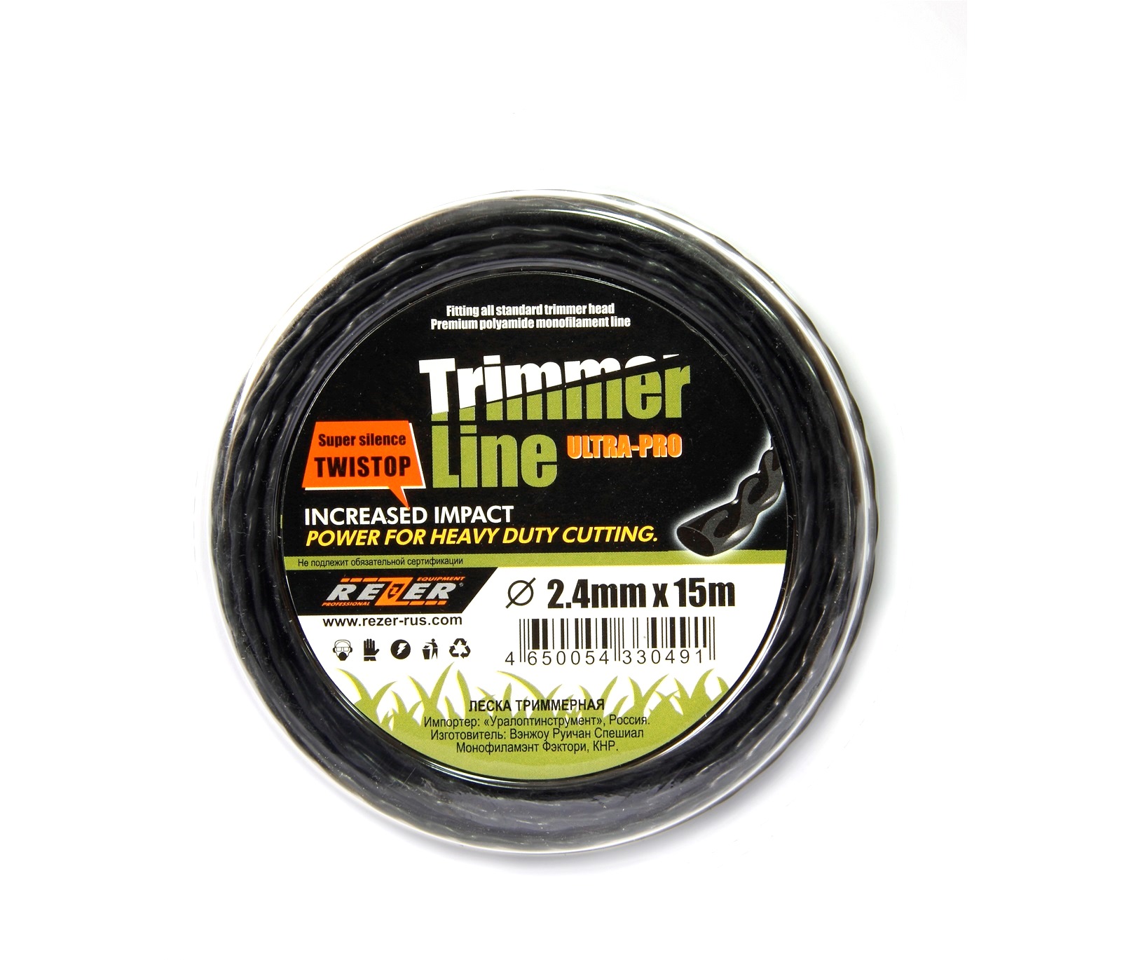 

Леска для триммеров Rezer Ultra-pro «twistop»