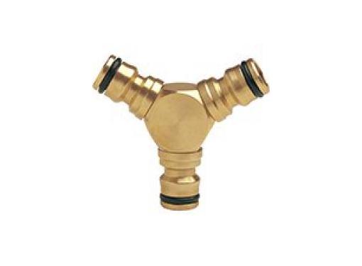 Изображение товара Латунный тройник GF 2451 с быстросъемным соединением