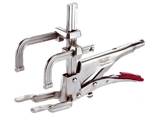 Изображение товара Зажим сварочный BESSEY BE-GRZV для сварки, ширина 100 мм