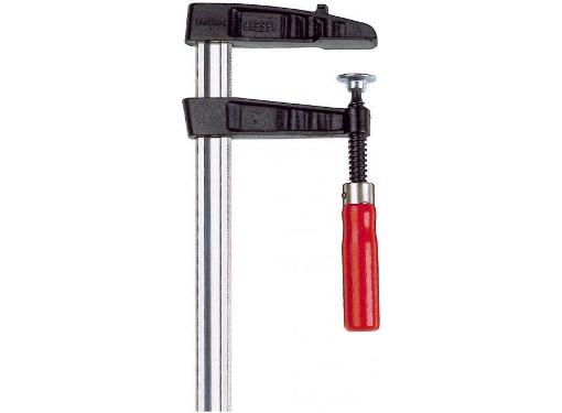 Изображение товара Струбцина BESSEY BE-TG25S10 из чугуна с деревянной ручкой ширина 250 мм