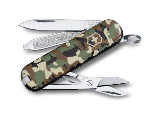 Изображение товара Брелок-мультитул VICTORINOX Classic камуфляжный 58мм с 7 функциями