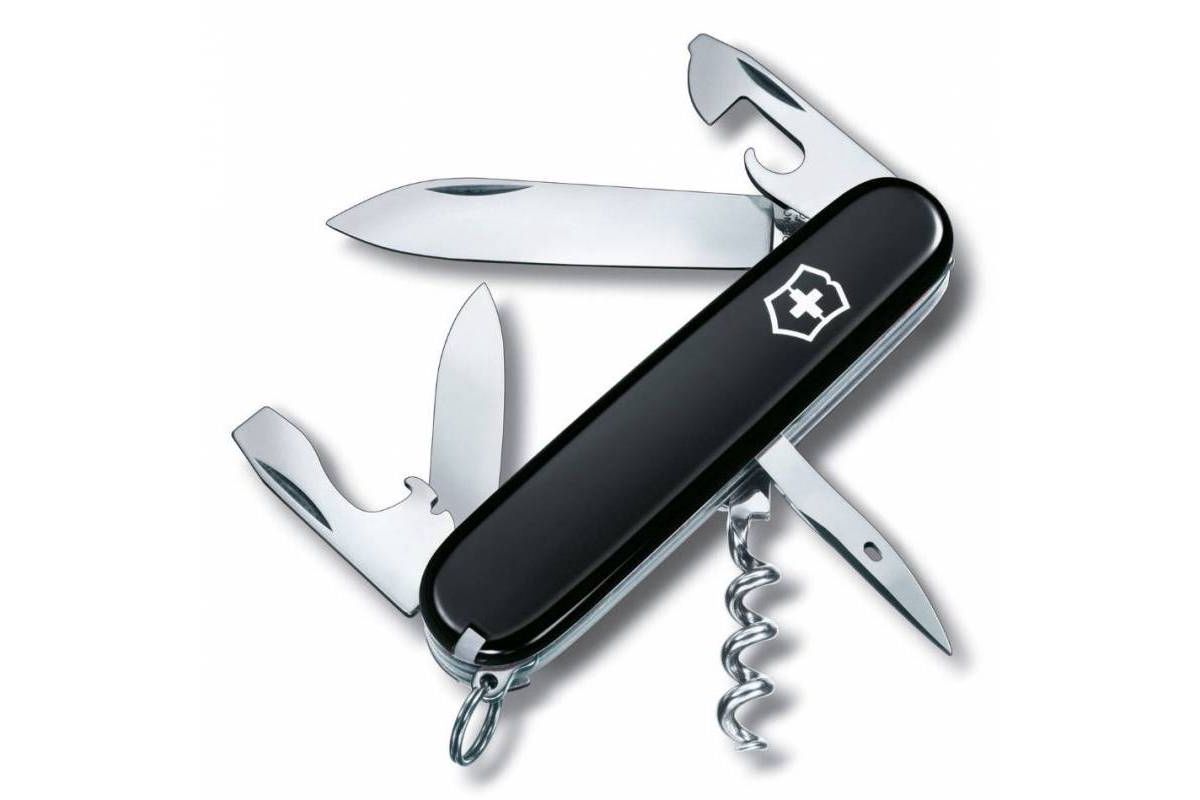 Многофункциональный нож VICTORINOX Spartan черный (1.3603.3) купить в  Новосибирске по доступной цене: характеристики и фото