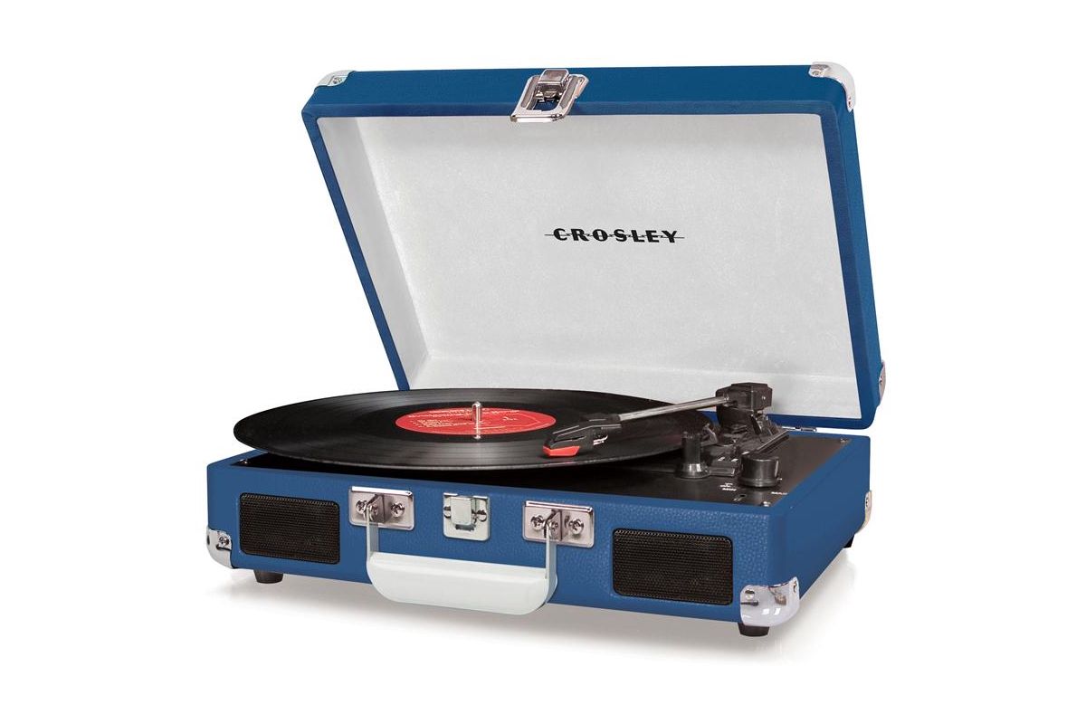 Виниловый проигрыватель Crosley c10. Crosley CB-42 Liberty. Виниловый проигрыватель синий. Проигрыватель виниловый голубой маленький.