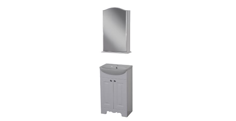 Зеркальный шкаф AQUALIFE DESIGN Дублин 50 матовый