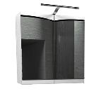 Зеркальный шкаф EDELFORM Конкорд 65 белый