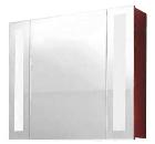 Зеркальный шкаф EDELFORM Поинт 80 красный