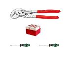 Изображение товара Набор KNIPEX KN-8603180AK клещи переставные и отвертки Wera для монтажа