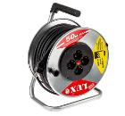 Изображение товара Удлинитель LUX 44150 К4-Е-50 КГ на катушке 50м 16А 4 розетки Изображение товара Удлинитель LUX 44150 К4-Е-50 КГ на катушке 50м 16А 4 розетки