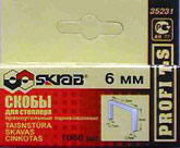 

Скобы для степлера Skrab 35231 6мм 1000шт., 35231 6мм 1000шт.