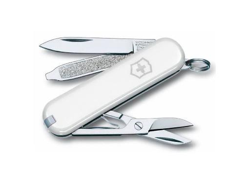 Изображение товара Многофункциональный нож-брелок VICTORINOX Classic 0.6223.7, 58 мм, 7 функций, белый
