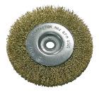 Кордщетка PROLINE плоская 50мм для УШМ гофрированная латунированная сталь (32805:P)