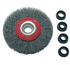 Кордщетка PROLINE плоская 200мм для УШМ гофрированная сталь (32549:P)