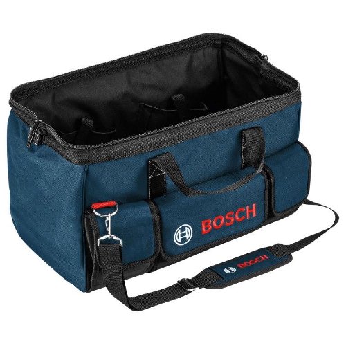 сумка для инструментов bosch код cb002176424. 3. сумка для инструментов bosch код cb002176424 фото. сумка для инструментов bosch код cb002176424-3. картинка сумка для инструментов bosch код cb002176424. картинка 3. Cумка Bosch 1600A003BJ используется для хранения и транспортировки инструмента. Сумка имеет 8 карманов для хранения мелких инструментов и оснастки: 3 наружных и 5 внутренних. Изготовлена из прочного полиэстра, оснащена накладками для защиты дна и нижней части сумки, на передней части находится вышитый логотип Bosch. Для безопасности эксплуатации сумка оснащена светоотражающими элементами. Грузоподъемность: до 15 кг.