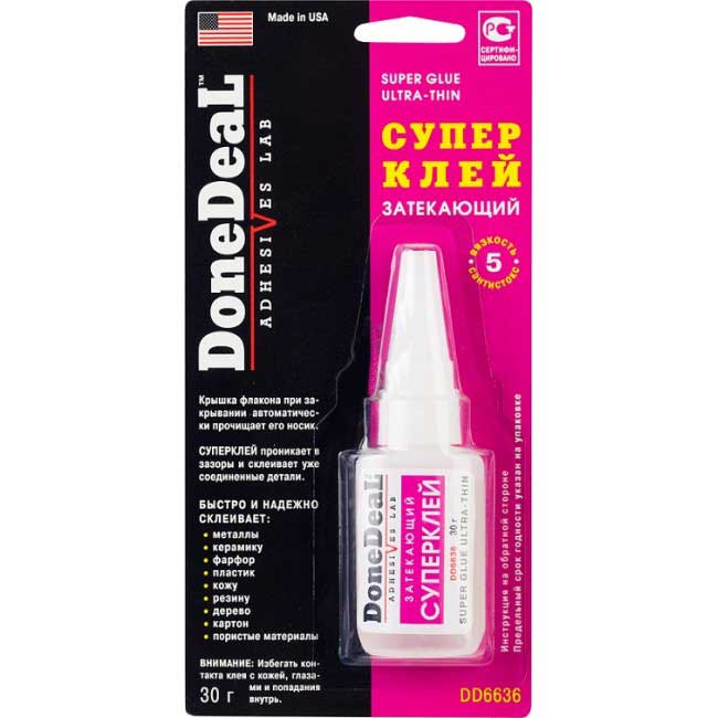 

Суперклей Done deal Dd6636, Dd6636