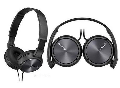 Изображение товара Наушники полноразмерные SONY MDR-ZX310/B чёрные 10-24000 Гц симметричный кабель