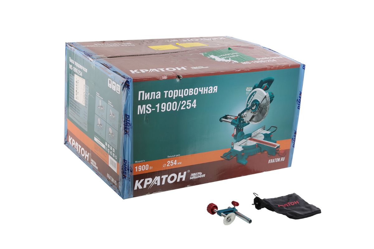 Пила торцовочная КРАТОН MS-1900/254 - цена, отзывы, видео, фото и  инструкция - купить в Москве, СПб и РФ