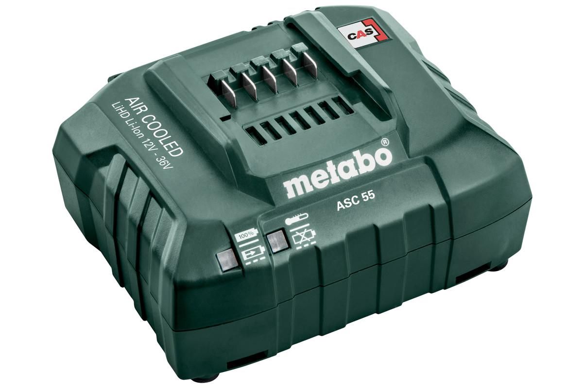 Зарядное устройство Metabo ASC 55, 12-36 В, «AIR COOLED» (с воздушным охлаждением), ЕС (627044000)