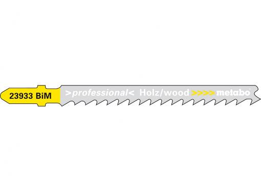 Изображение товара Пилки для лобзика METABO 623933000 5 шт. BiM 74 мм для дерева