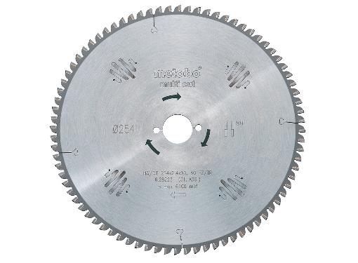 Изображение товара Диск пильный твердосплавный METABO 210х30мм 60зуб для дерева