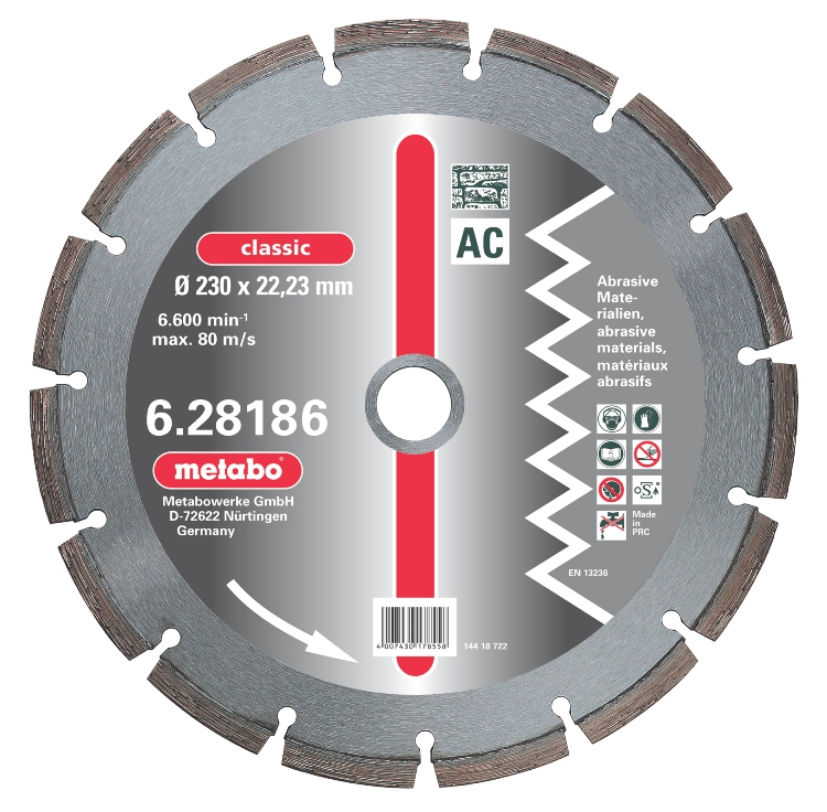 

Круг алмазный Metabo 628186000