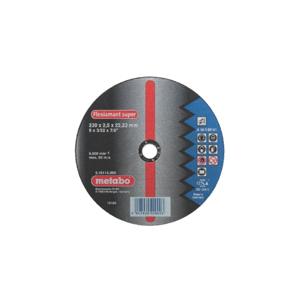 

Круг отрезной Metabo 180х3х22 616123000