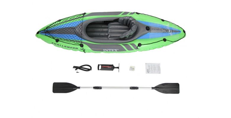 Каяк надувной INTEX CHALLENGER К1 kayak 68305