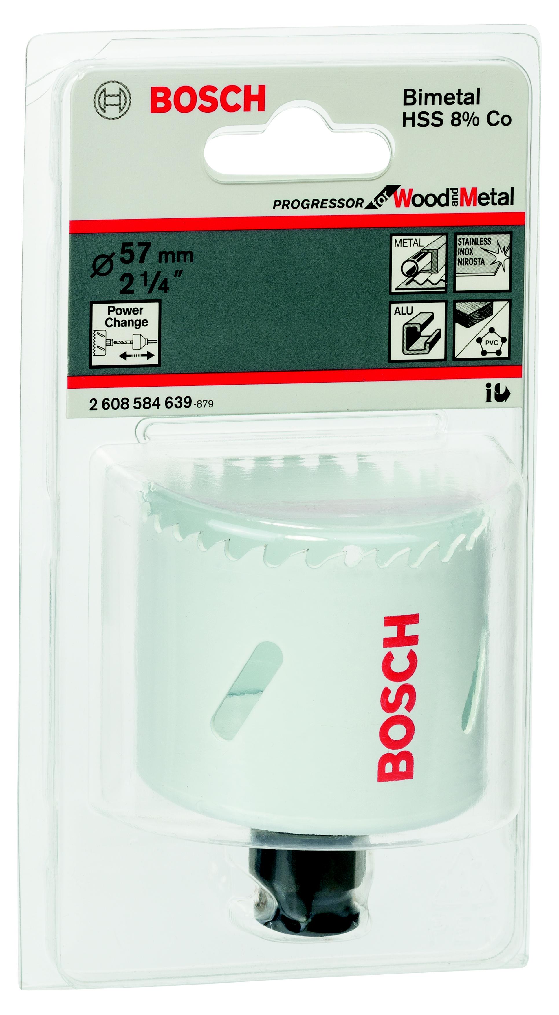 

Коронка Bosch Ф57мм power change progressor (2608584639, Ф57мм power change progressor (2608584639)
