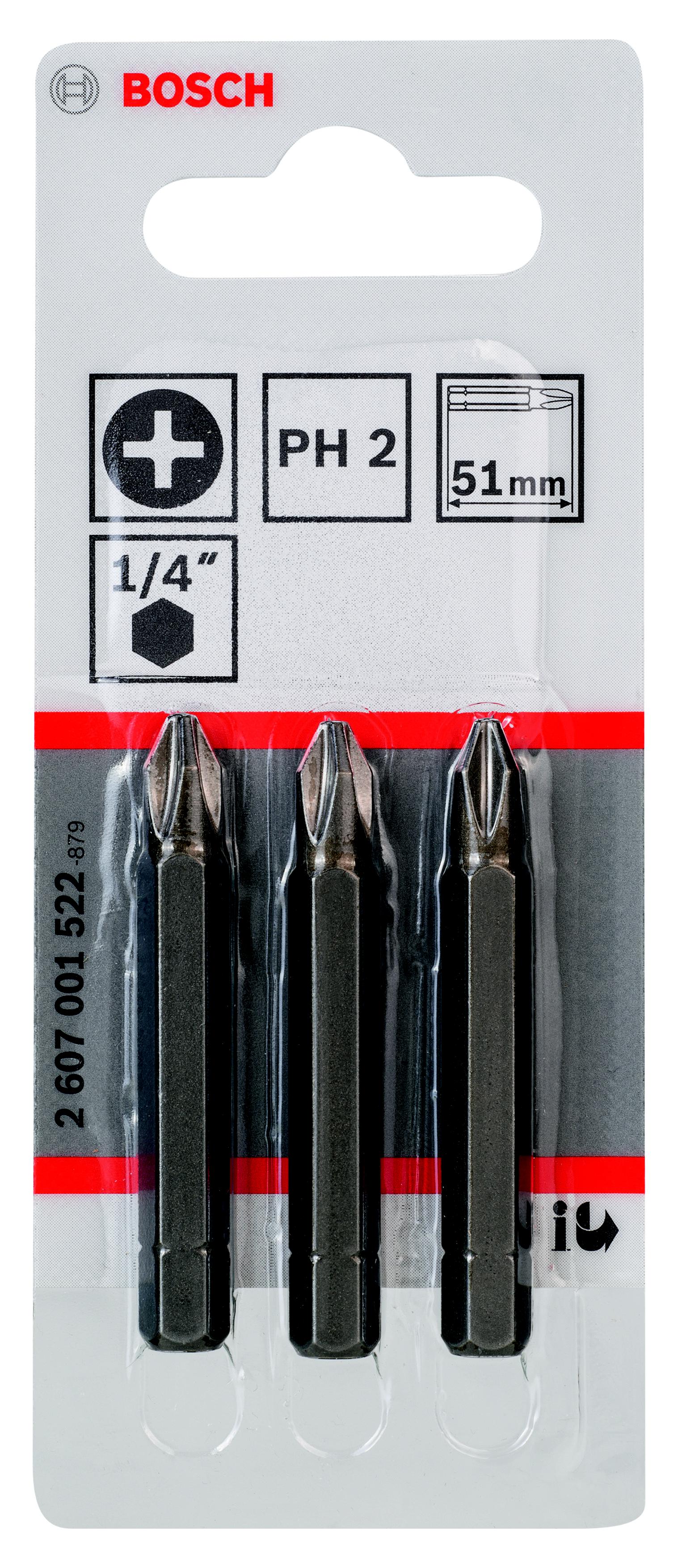 

Бита Bosch Ph2 51мм (2607001522, Ph2 51мм (2607001522)