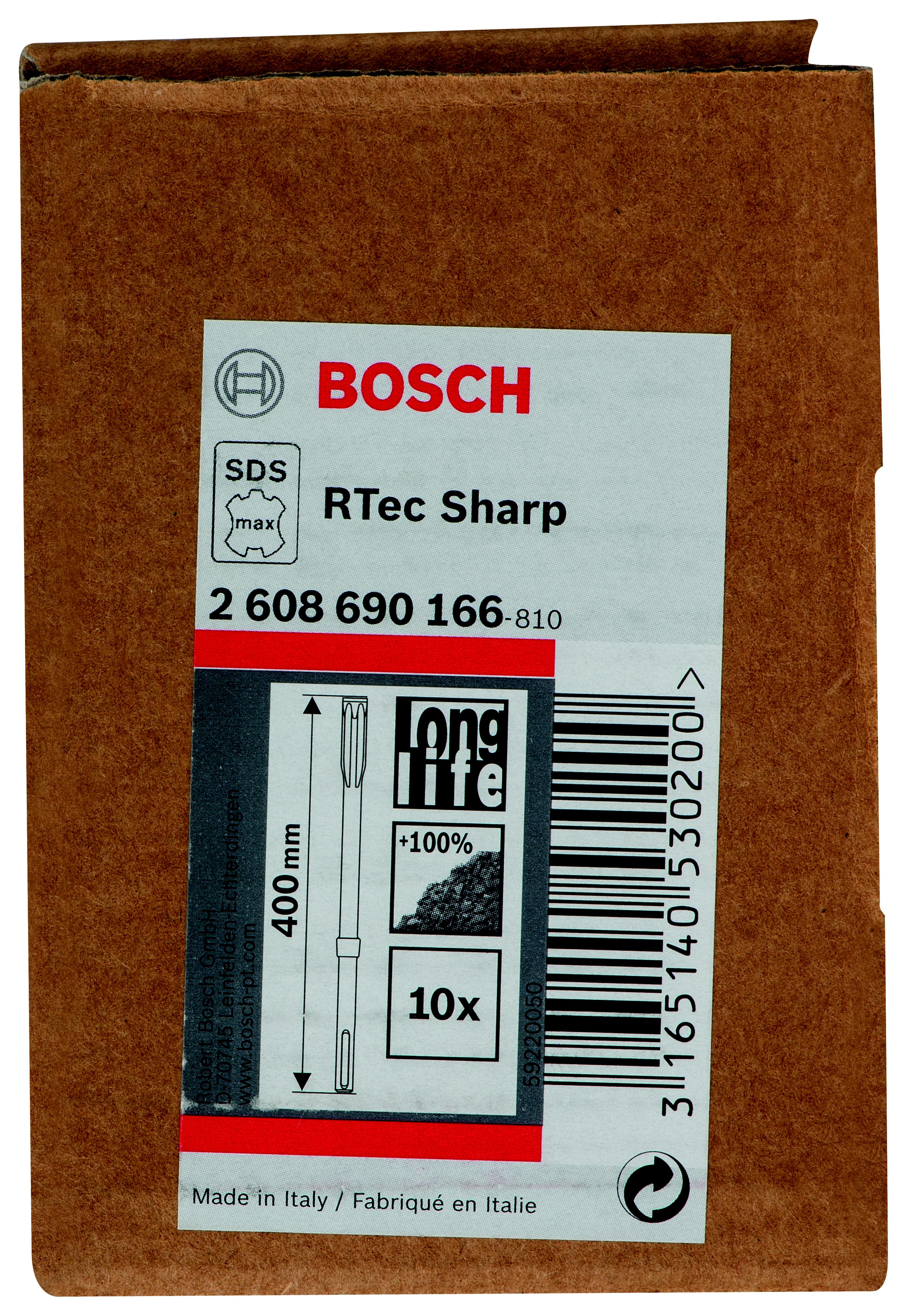 Пика Bosch 400мм sdsmax (2608690166)