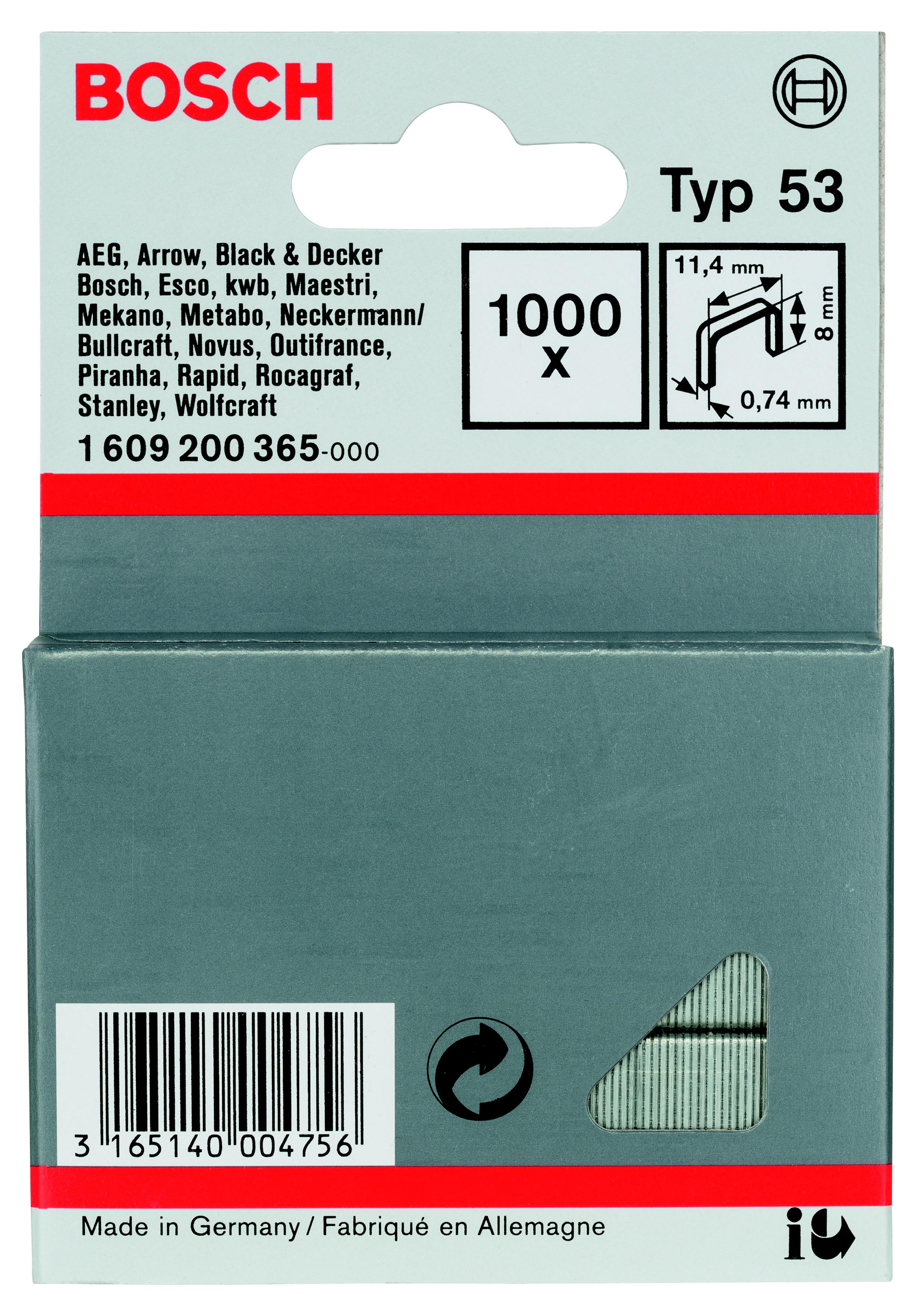 

Скобы для степлера Bosch 1609200365, 1609200365