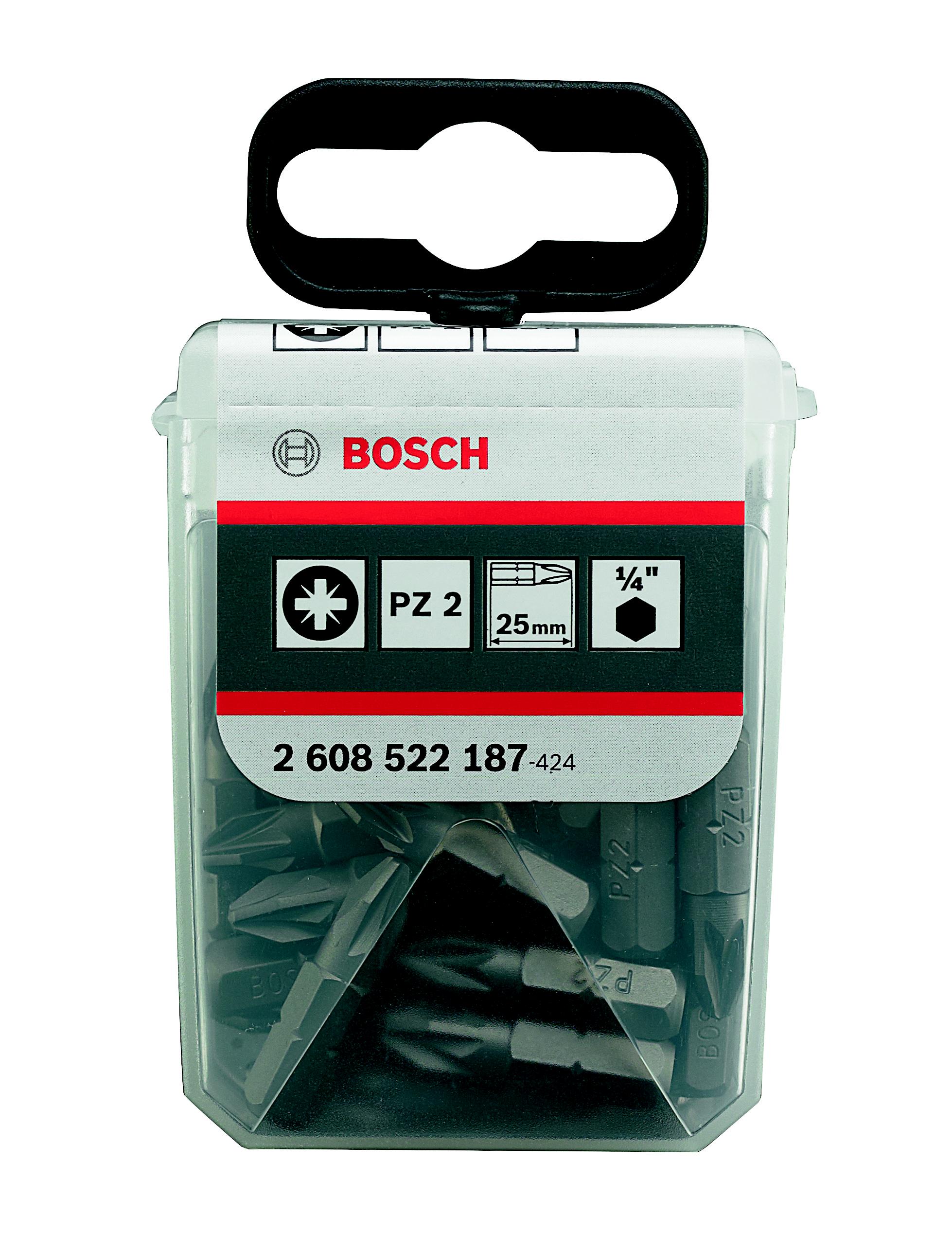 Набор бит Bosch Pz2 25мм (2608522187)