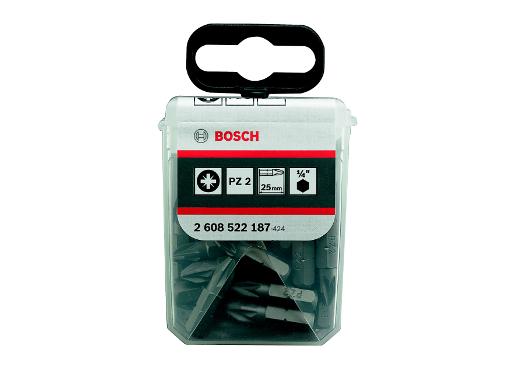 Изображение товара Набор бит BOSCH PZ2 25мм (2608522187)