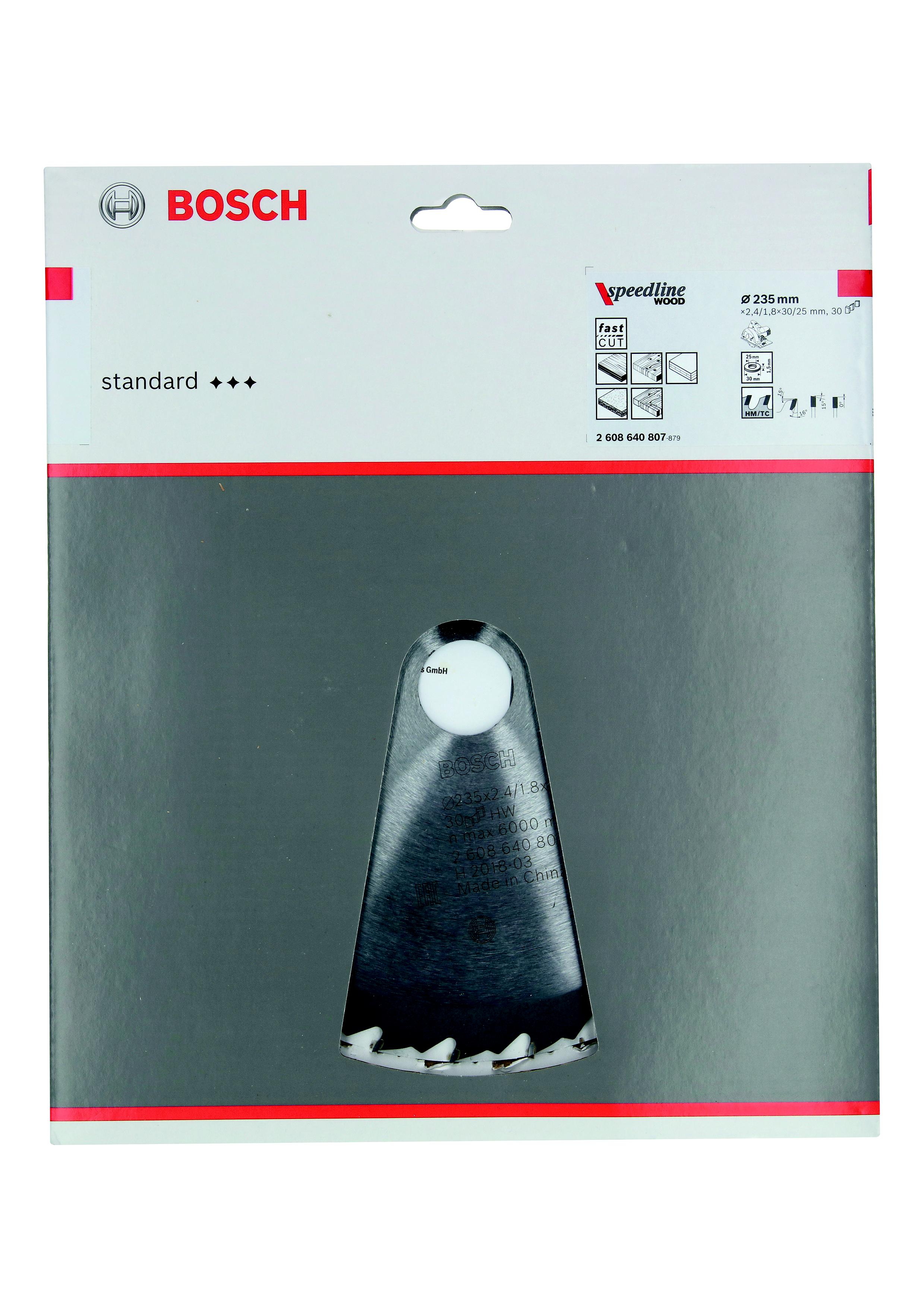 

Диск пильный твердосплавный Bosch 2608640807, 2608640807