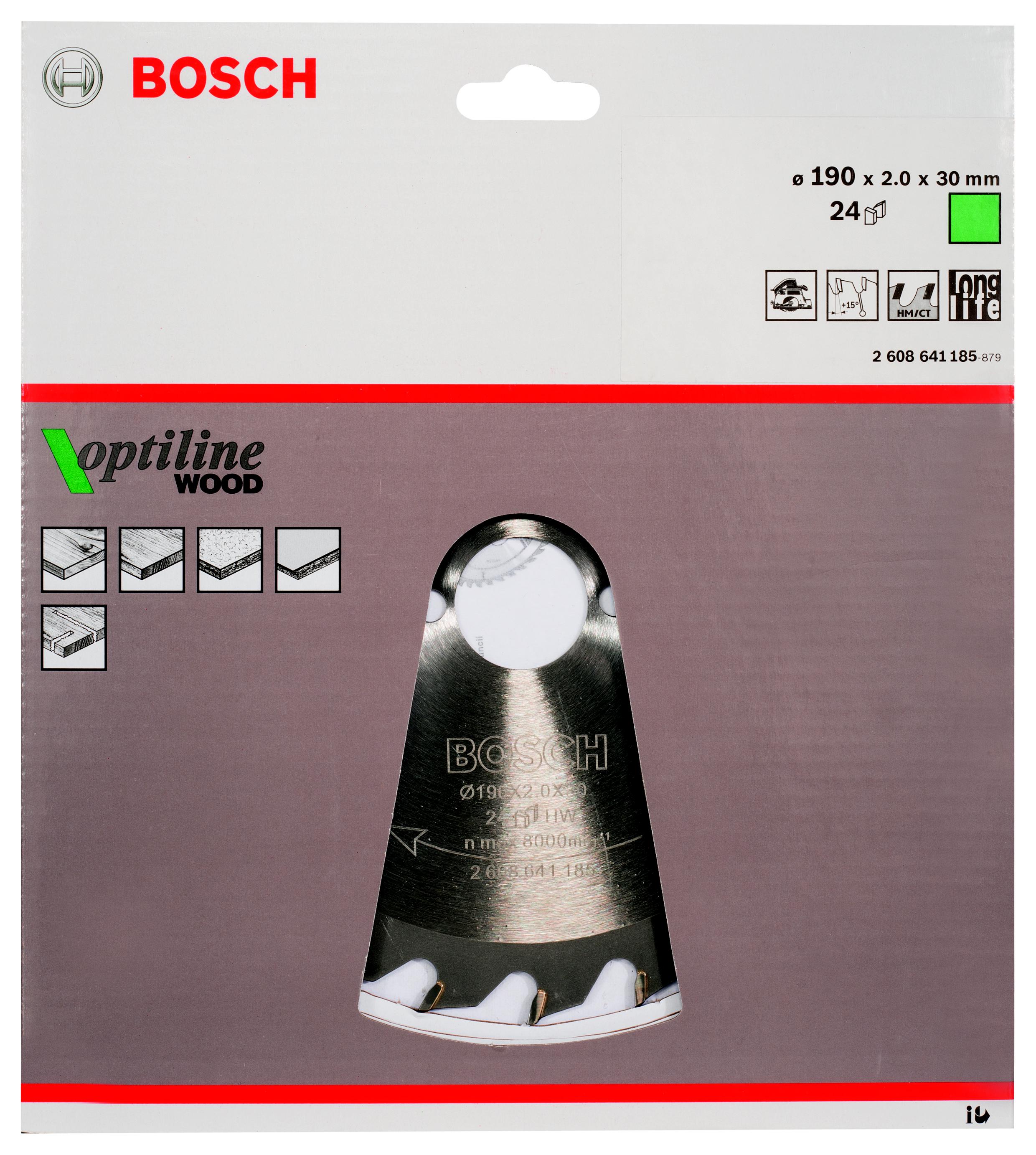 Диск пильный твердосплавный Bosch 2608641185
