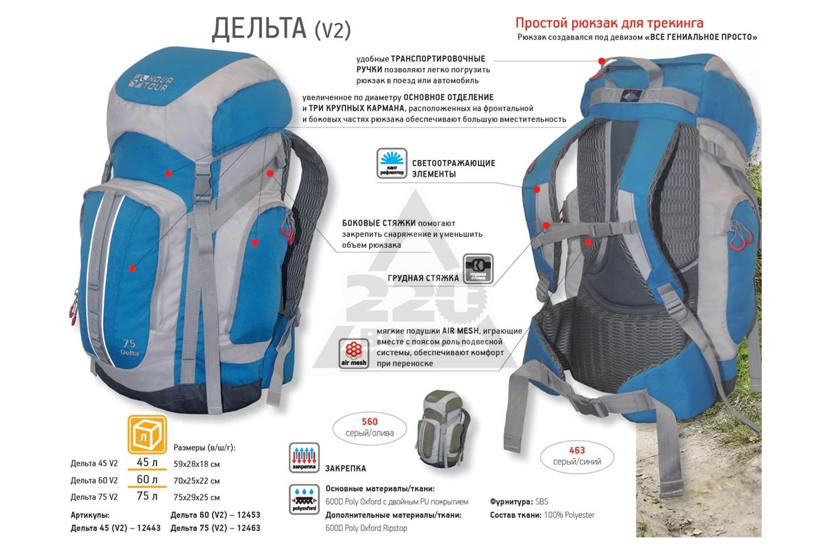 Рюкзак nova tour дельта 60 v2 отзыв рюкзак silver