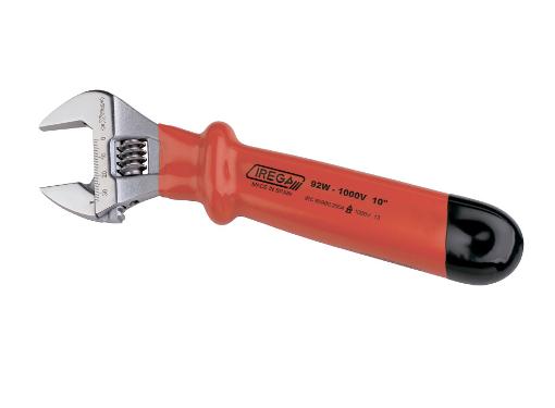 Изображение товара Ключ гаечный разводной изолированный IREGA 92W-1000V/10" (0 - 34 мм)