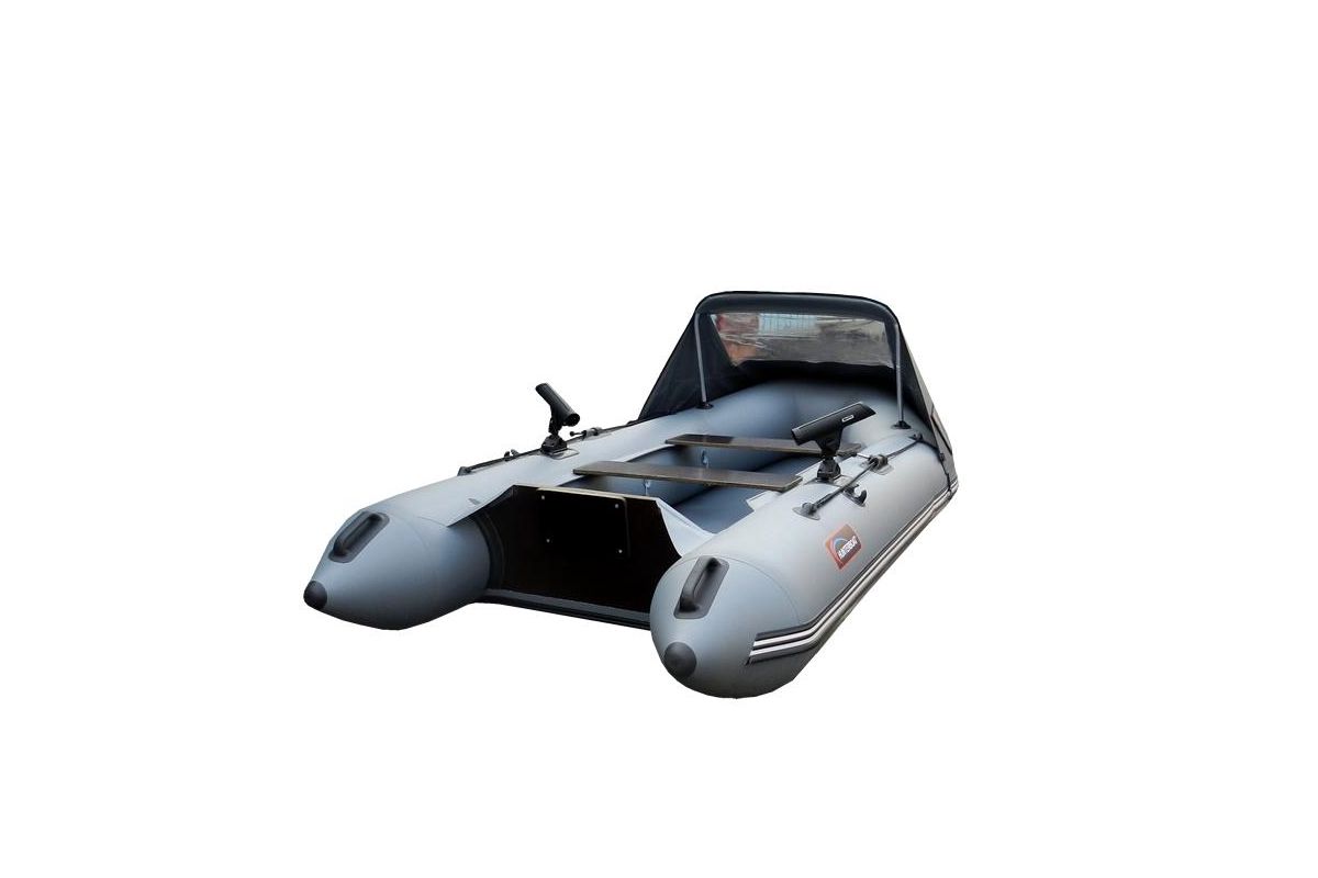 Лодка Hunterboat Хантер 320 Л Люкс серая - цена, отзывы, фото - купить в  Москве, СПб и РФ