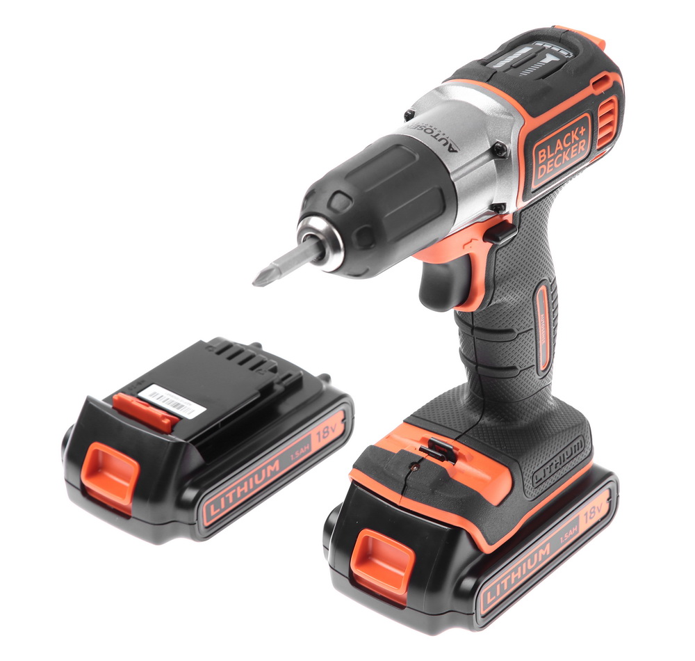 фото Дрель-шуруповерт black & decker asd18kb