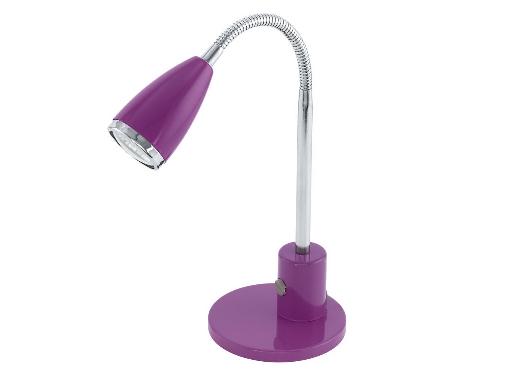 Изображение товара Настольная лампа EGLO FOX 92874 офисная с GU10 LED 3 Вт металл сталь фиолетовая
