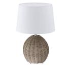 Изображение товара Настольная лампа EGLO ROIA 92913 1X60W E27 дерево текстиль серый
