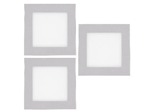 Изображение товара Встраиваемый светильник EGLO LED GLENN 93652 серебристый квадрат 3x2.5W