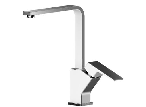 Изображение товара Современный однорычажный кухонный смеситель ARGO 35-03P GRANO белый