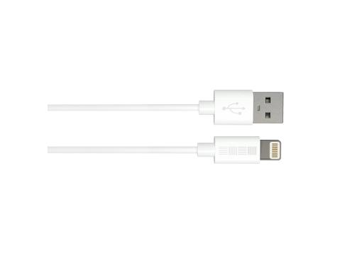 Изображение товара Кабель INTER STEP 35482 USB Lightning 1м белый для Apple