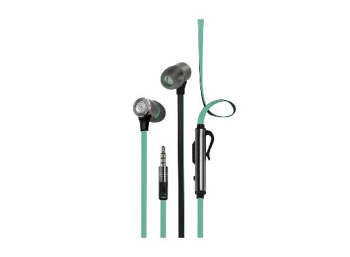 Изображение товара Наушники-вкладыши INTER STEP BWhite изумрудно-черные металлик корпус