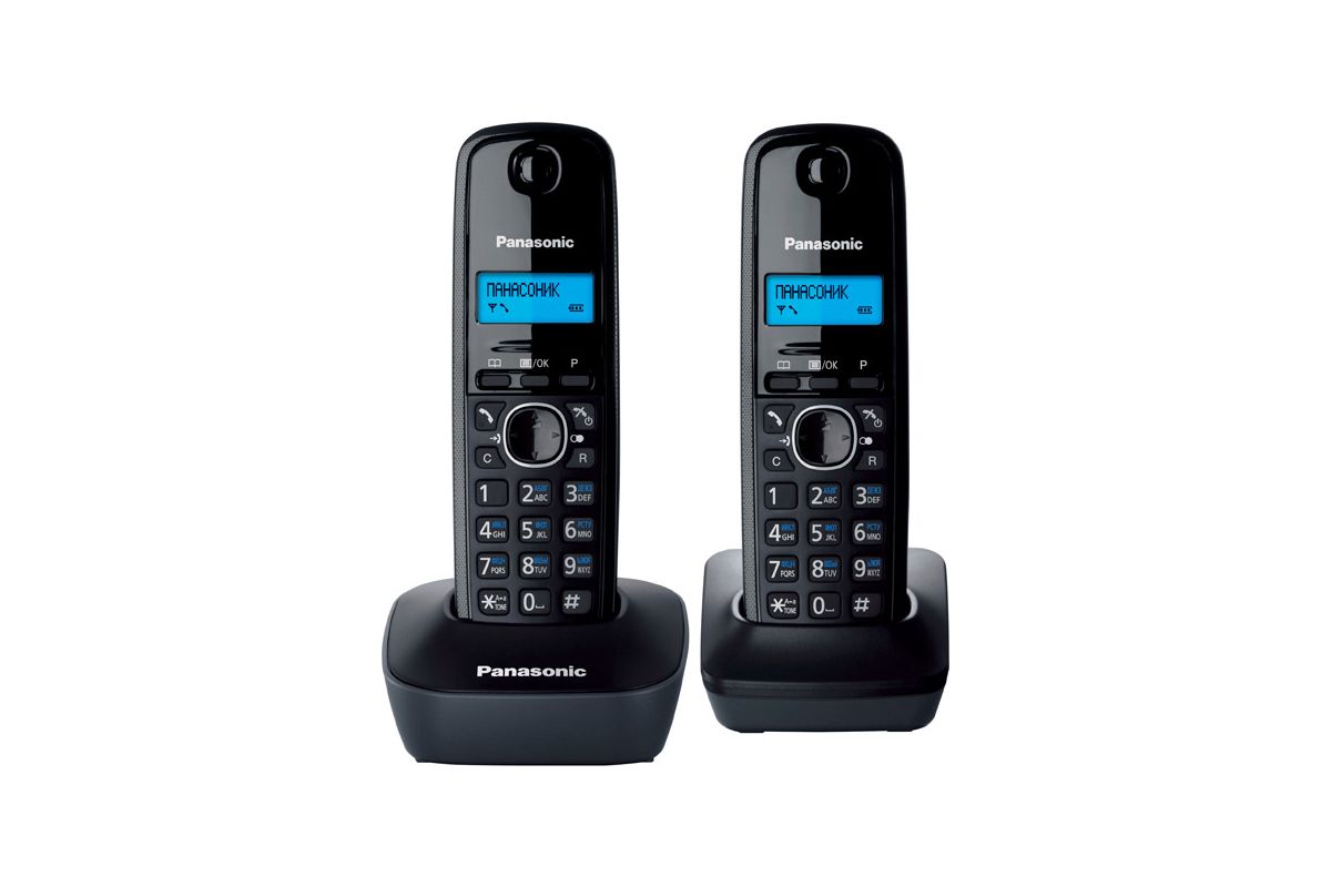 Panasonic kx tg1612ruh. Радиотелефон DECT KX-tg1612ruh, Panasonic. Panasonic KX-tg1612ruh (серый). KX-tg1612ru. Радиотелефон Panasonic 2 трубки.