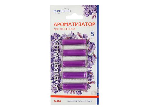 Ароматизатор EURO Clean A-04 для пылесоса, Лаванда, 5 шт.