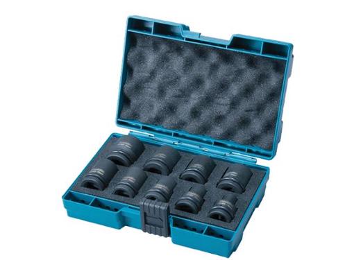 Изображение товара Набор головок MAKITA 8-24 мм 9 шт. для ударных гайковертов в пластиковом кейсе
