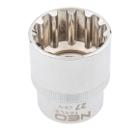Изображение товара Головка торцевая NEO 27мм 1/2'' Spline для монтажа и демонтажа резьбовых соединений