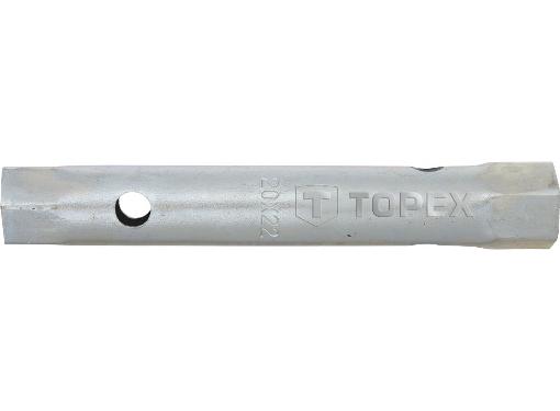 Изображение товара ТОПЕКС 35D938 Торцевой двухсторонний трубчатый ключ 21-23 мм 250 мм